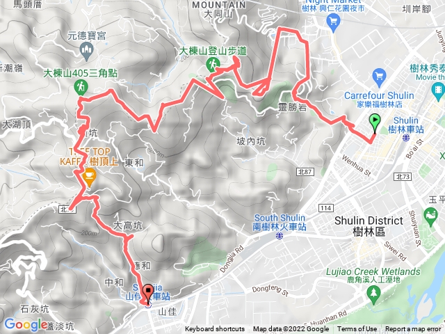 青龍嶺轉大棟山下山佳車站