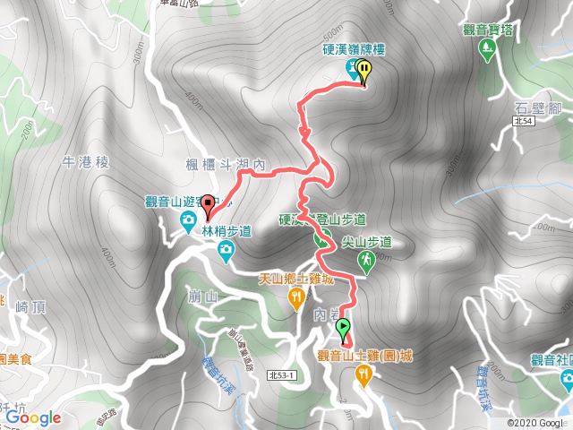 觀音山(小百岳#5)【凌雲寺、硬漢嶺步道進，楓櫃斗湖步道出】