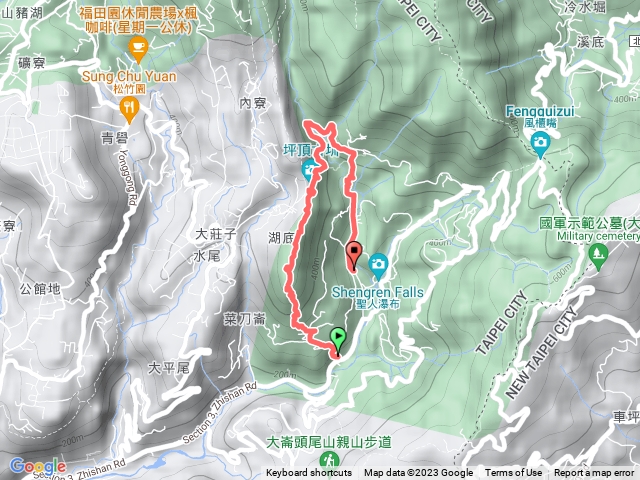 鵝尾山 清風亭 登峰圳