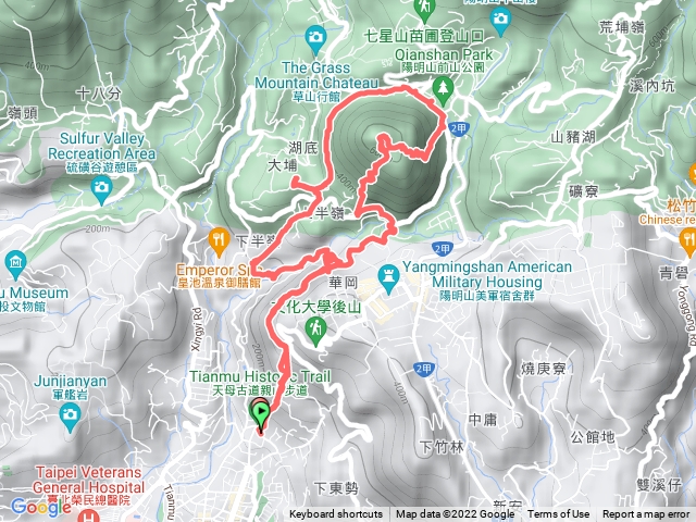 天母水管路紗帽山橫嶺古道湖山翠峰瀑布