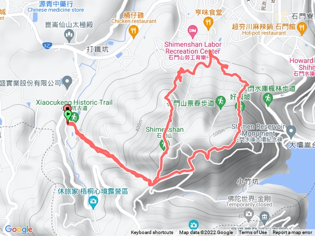 小粗坑古道接石門山