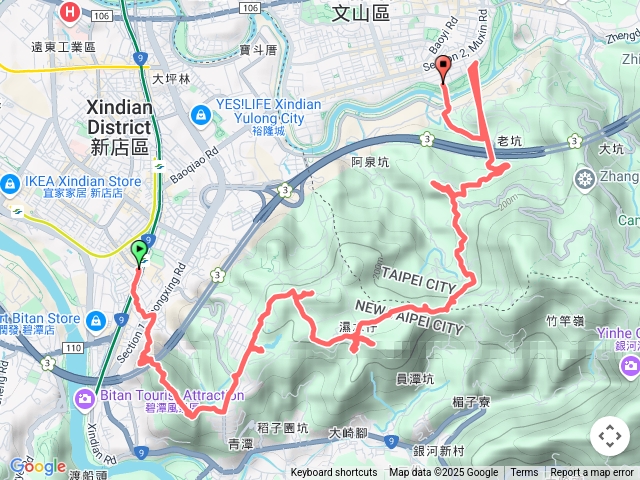 新店小獅山-高麗坑山-大香山-員潭子坑山-阿泉坑山