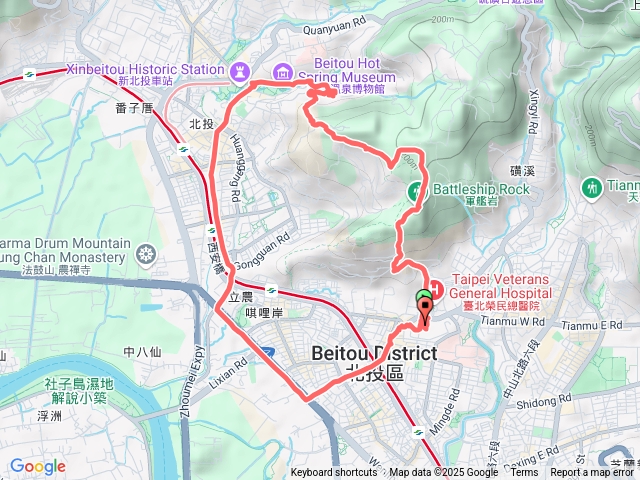 軍艦岩-北投普濟寺