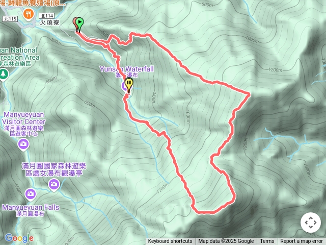 逐鹿山+卡保山縱走預覽圖