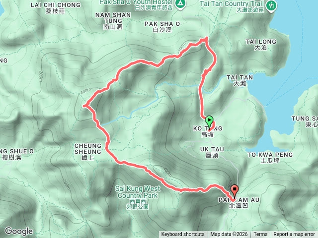 香港石屋山蹤走