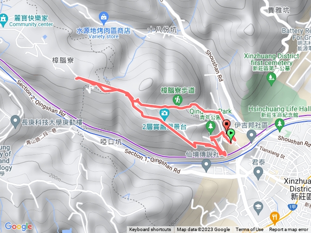 青年公園、樟腦寮古道