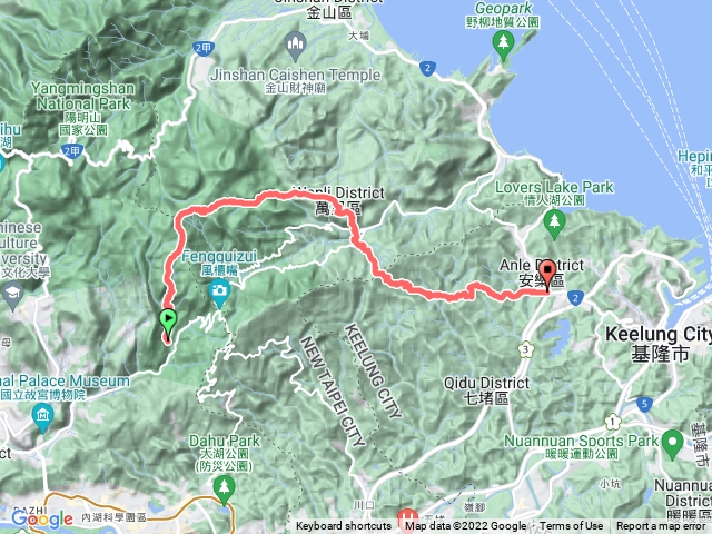 淡基橫斷古道東段(溪和宫→大武崙)