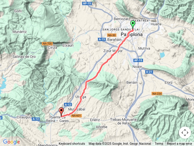 Pamplona➡️PuentelaReina