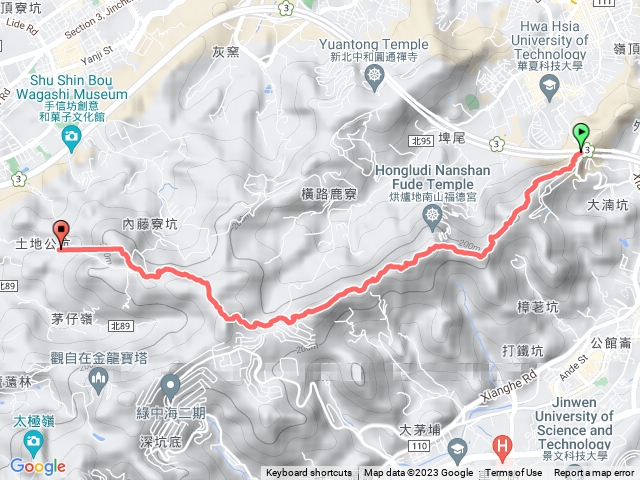 外挖仔山 南勢角山 大尖山