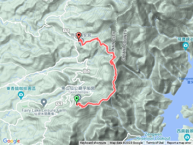 崁頭山、山河嶺、李子園山-褔安宮縱走