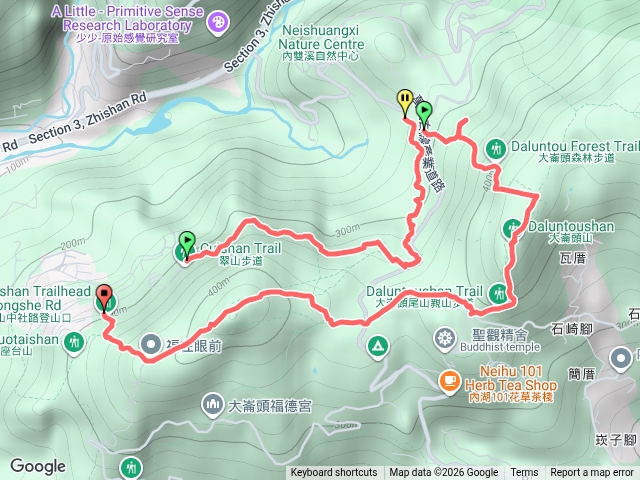 翠山步道.大崙頭山.大崙尾山
