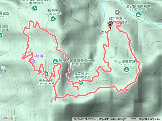 馬都安古道熊佧山南勢山北峰竹林秘境縱走預覽圖