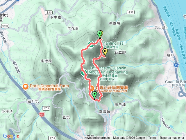 觀音山-小北插-北橫-1300階