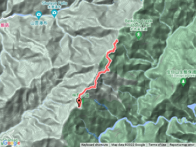 雪見-司馬限林道至北坑山登山口