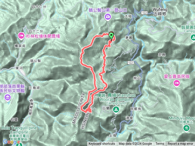 20240912雲霧步道、愛心瀑布、涼山、鳥嘴山、鵝公髻山0繞預覽圖