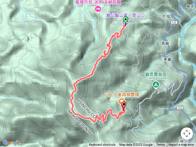 第一登山口-鵝公髻山-山上人家