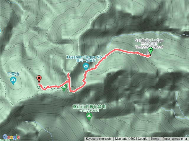 20240712 (D2) 369臨時營地 黑森林 雪山主峰 北稜角 翠池