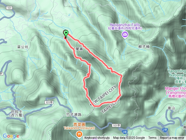 年初二大屯溪古道上小觀音山群峰預覽圖