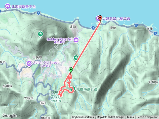 金瓜石神社及地質公園