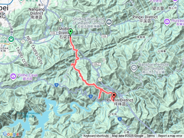淡蘭古道南路一石碇淡蘭吊橋至坪林水柳腳