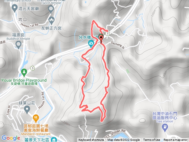 2022.03.18分水嶺山-分水嶺山南峰-三合山-下坡山-保線路O型