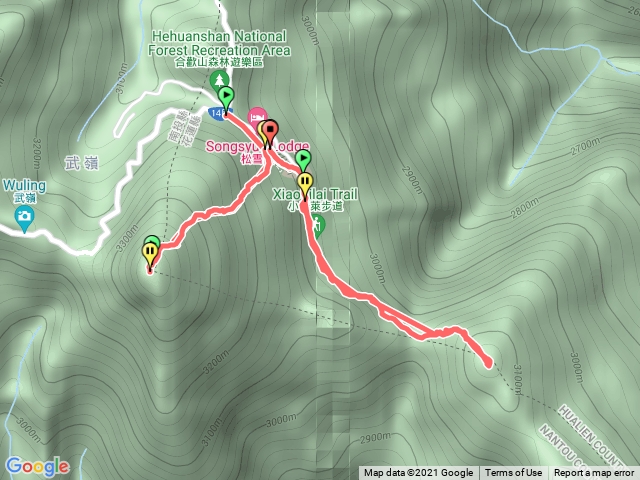 合歡東峰+小奇萊步道