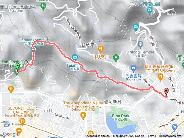金面山到金龍隧道