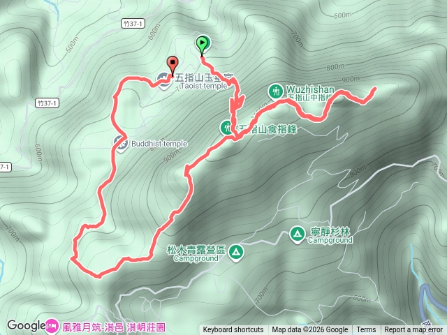 20260925 12歲芃威 新竹五指山 O型 中指陡上 走到小指 從大隘山下 經財神廟預覽圖