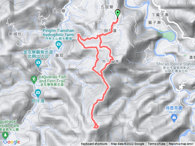 坪林 倒吊蓮山-倒吊嶺山-倒吊子山