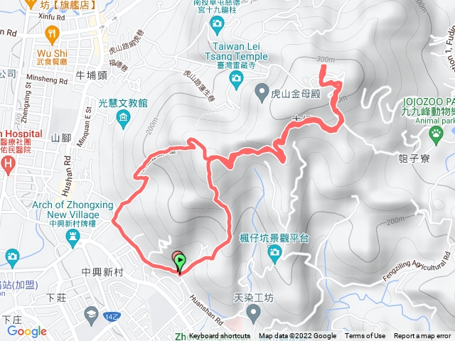 大虎山三角點，虎山步道入口三起登。