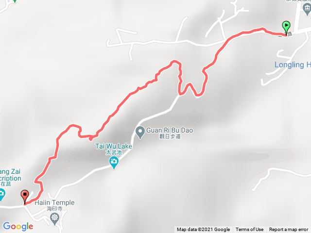 太武山步道（屏東文康中心-小柱堡-中堡-燈堡-元碑-海印寺）