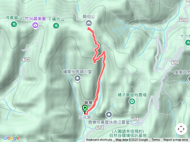 三元宮至顯伯公路線
