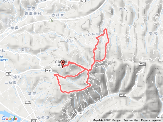 20210314 新竹 芎林 飛鳳山 O型 大板根 板根樹 中坑山 石壁潭山 代勸堂 1800 2800 O