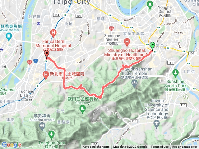 2022 01 17 國旗嶺到青龍嶺