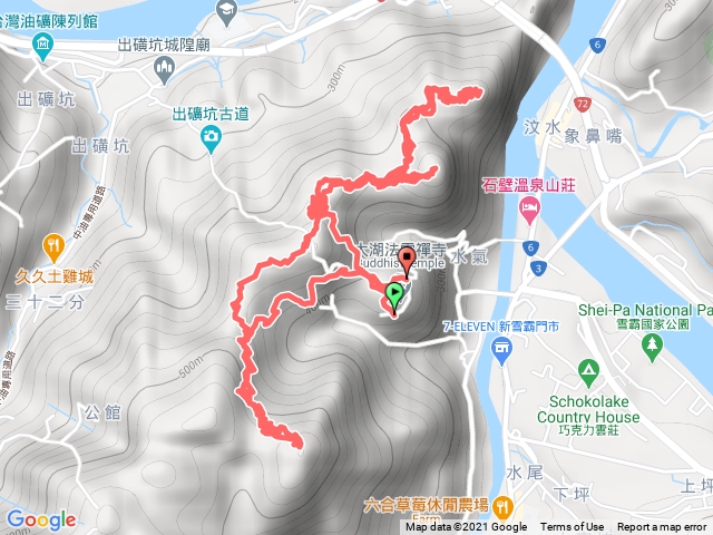 玉女山、金童山、汶水山連走
