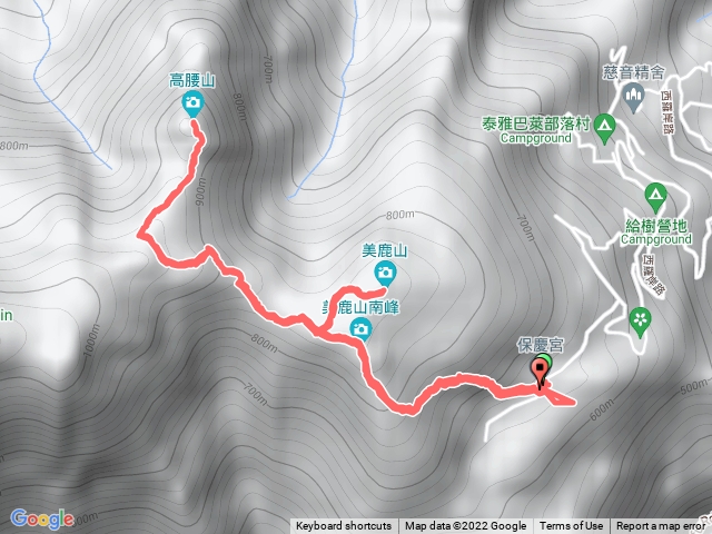 美鹿連走高腰山