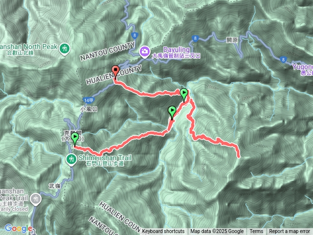 石門山下東稜屏風出落鷹