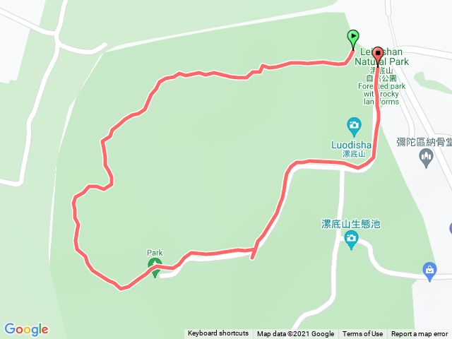 漯底山自然公園步道