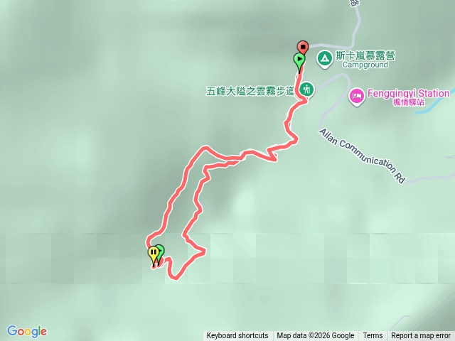 新竹五峰雲霧步道環走預覽圖