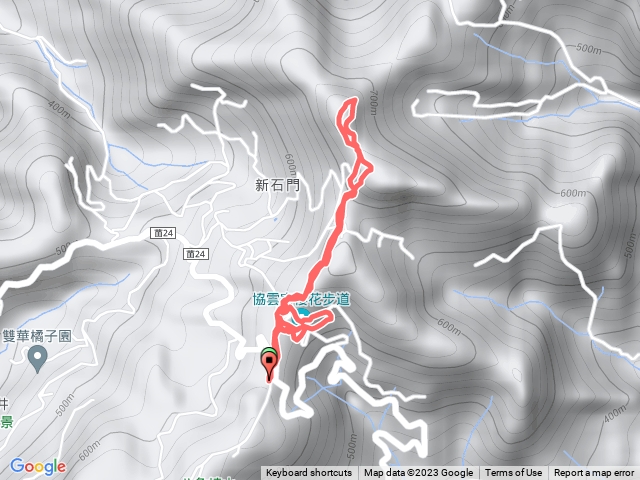 新石門山-新田山-協雲宮賞櫻
