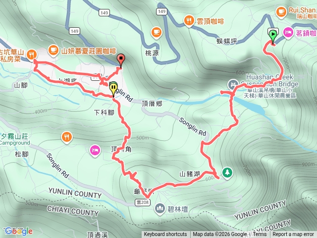 華山小天梯情人吊橋3號步道預覽圖