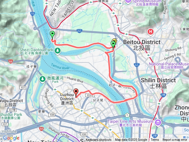 重陽橋.gpx預覽圖