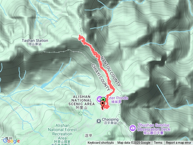 雨中塔山步道預覽圖