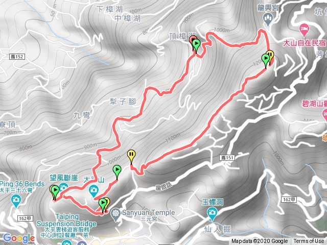 大衆廟至太平山