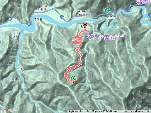雙龍林道接駁車下山
