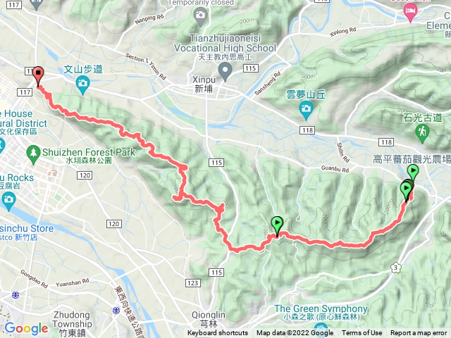 流水連嶺縱走