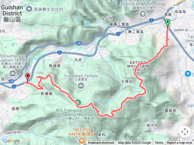 大棟山縱走東段:迴龍至大棟山▪︎下龜山