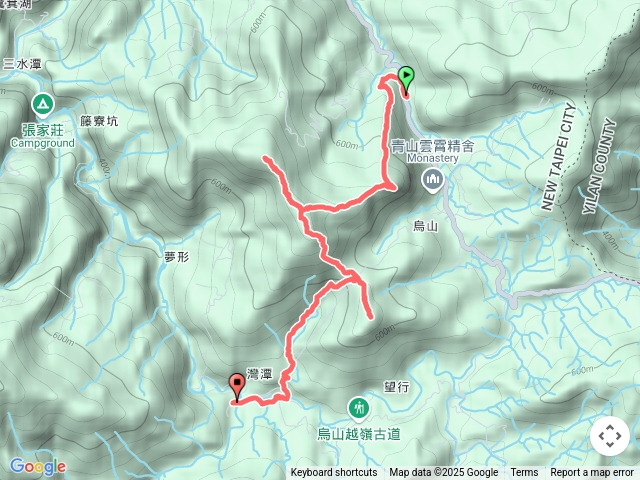 2024-12-15_烏山尖-豎旗山南峰-豎旗山-網形山-灣潭站