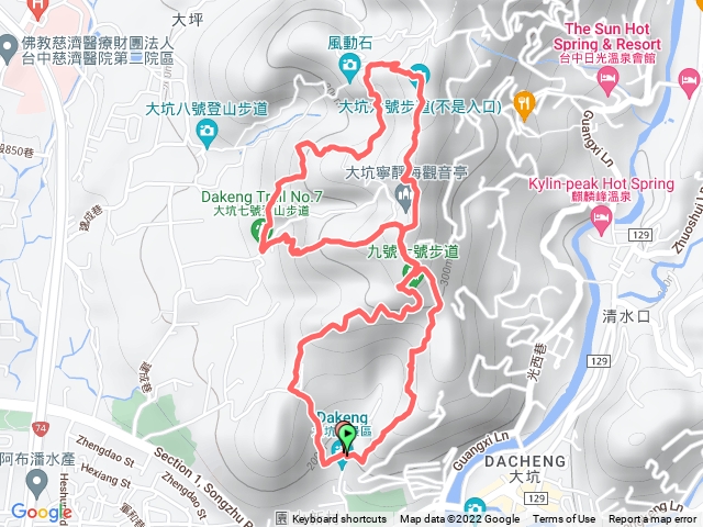 大坑10、6、7、9步道