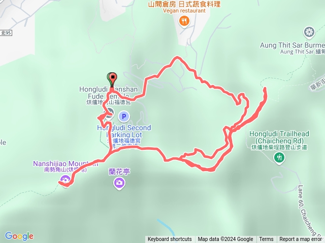 烘爐地南勢角山、光明頂、鴛鴦亭